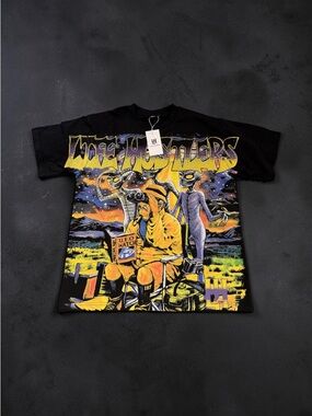 Black UFO Hustlers Graphic Tee - Unbranded